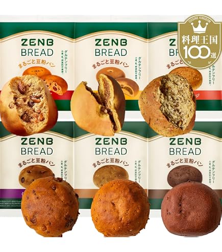 Amazon.co.jp: 【糖質オフの豆粉パン】ZENB ゼンブ ブレッド きなこ